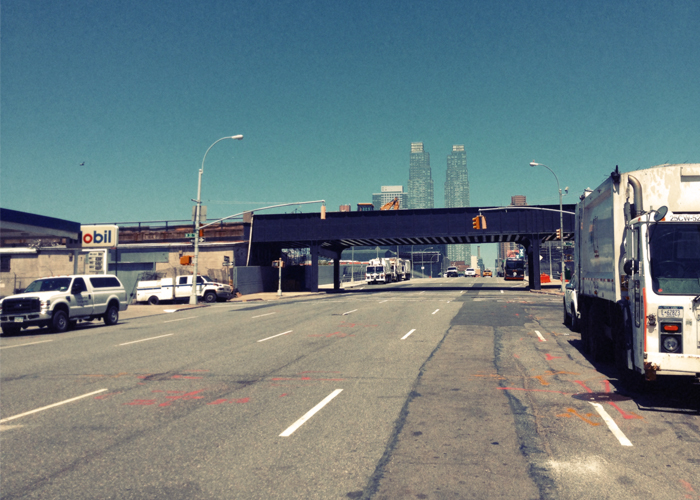 ON THE ROAD: 11TH AVENUE, NEW YORK, NEW YORK